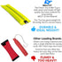 2-in-1 Floating Dog Fetch Toy & Bite Tug - Tough Interactive Throw Toys for Medium to Large Dogs