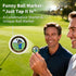 High Precision Golf Green Reader Funny Ball Marker Golf Putt Training Aid Bubble Level Golf Accessories Gifts for Men