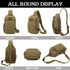 Valinov Backpacks,Military Daypack Backpack Tactical Shoulder Bag,Molle Shoulder Sling with USB Charging port