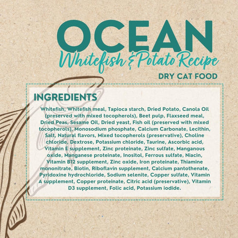 Tender & True Ocean Whitefish & Potato Recipe Cat Food, 3 lb