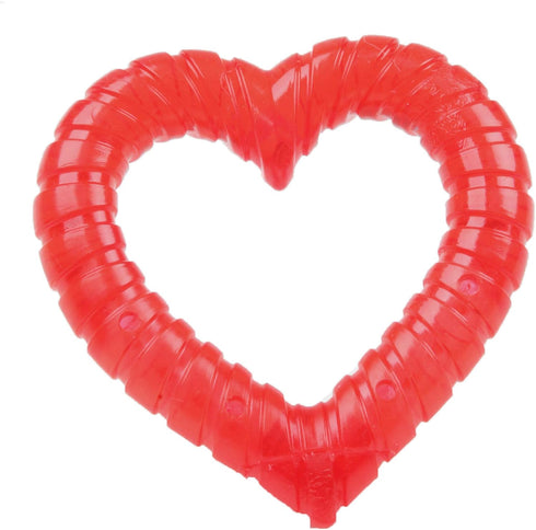 SmartPetLove Snuggle Puppy Teething Toys, Naturally Soothe with Ice, Heart Shaped