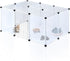 BRIAN & DANY Pet Plastic Playpen, Play Pen Indoor for Kitten, Hamster,