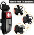 1000D Laser Cut Tactical Molle Tourniquet Holder, Molle Medical Trauma Shears Pouch EMT Scissors Bag Fit