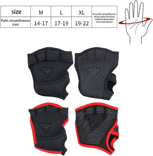 Generic Anti Slip Four Finger Weight Training Gloves Workout Glove Gym Gloves Weight Lifting Gloves for Men Women