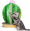 FluffyDream Cactus Shape Cat Condo Scratcher Post, Green Colour, Cardboard Scratching House Bed Furniture Protector