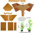 2 Hermit Crab Hideout Cave with Food Dishes & Aquarium Plants Underground Habitat Shelter for Terrarium or Tank Corner