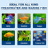 '-100% (4oz) Freeze Dried Brine Shrimp Cubes Pure High Protein Fish Food for Tropical, Marine & Freshwater Fish, Aquatic