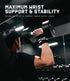 Gymreapers Weightlifting Wrist Wraps, 18" Professional Quality Support with Heavy Duty Thumb Loop
