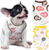 2 Pack Dog Shirts, Soft Stretchy Cotton Summer Pet T Shirts for Small Dogs Cats, Cute Cartoon Print, Lightweight