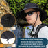 ZOORON Sun Hats for Men Women, Wide Brim Bucket Hats with UV Protection UPF50+ Waterproof for Fishing Hiking