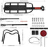 ROCKBROS Adjustable Rear Bike Rack, Full Quick Release Bicycle Cargo Rack, Aluminum Alloy, 115 lbs Capacity, Black