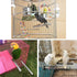 Bird Perch Stainless Steel Stand, Parrot Rod for Grinding Claws, Trimming Beak Nails, Exercise Platform (L)