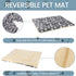 TMbsfatn (39x28x1.5in) Dog Bed Pet mat Dog Box mat Machine Washable Grey
