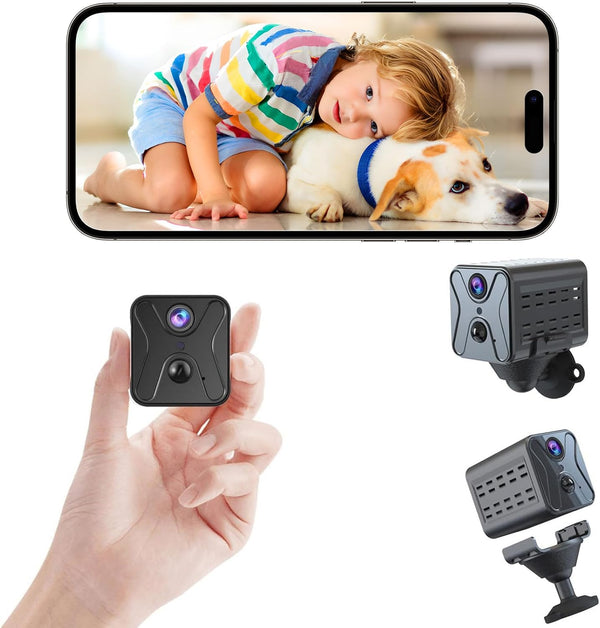 javiscam Mini Spy Camera 2026 Upgraded 4K Mini Hidden Camera,WiFi Cam with Night