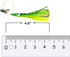 Arcadia Tackle Associated Manufacturer 4.5" 6 Tuna Clone Rigs, Pcs Yellow/Green for Offshore Trolling, Ideal for Tuna