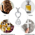 Oinsi Infinity Love Pet Cremation Jewelry for Ashes, Dog/Cat Funeral Keepsake Urn Necklace Pendant