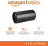 12 Inches, Amazon Basics High-Density Foam Roller for Exercise and Recovery, Black