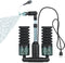 QANVEE Aquarium Sponge Filter Bubbler with Ultra Quiet Water Pump and Ceramic Balls
