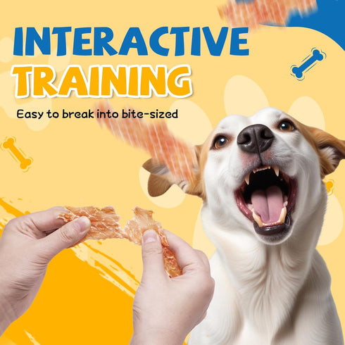 gazeupon Chicken Jerky Dog Treat,Training Treats for Dogs w/Glucosamine Chondroitin, High Protein, Made with Real