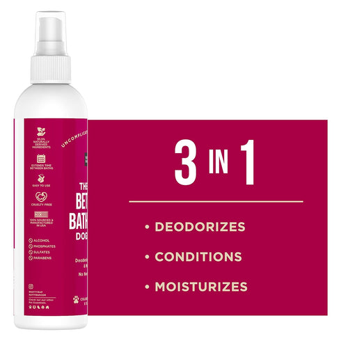 Natural Rapport Dog Cologne Spray, Cranberry & Vanilla Scent, Convenient Deodorant Spray for Dogs (8 fl oz.)