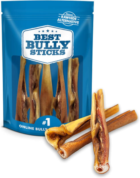 Best Bully Sticks Cheeky Beef Treats - 6 Inch 5 Count (Pack
