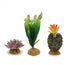 JIHAQUA Reptile Plants Succulent, Artificial Desert Rain Forests Plants for Lizard Bearded Dragon