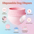 30 Ambreview Disposable Dog Diapers Female, Just Pull It Up, Doggie Diapers for Female Dogs, Strong Absorbency | Leak