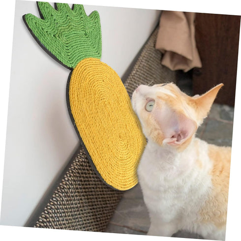 Sisal Cat Scratching Pad, Door Hanging, Wear-Resistant, Natural Sisal Rope and EVA Material for All Breeds