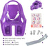 EIRONA Kids Bicycle Doll Seat Doll Chair Accessory for Childrens Bikes, Purple