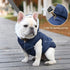 Fleece Hoodie, Windproof Waterproof Coat, Winter Warm Jacket for Small Medium Large Dogs (2XL: Blue)