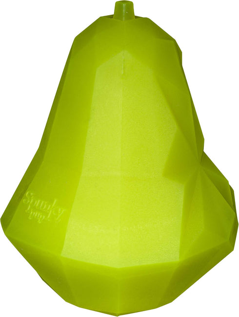 Spunky Pup Interactive Treat Play Dog Toy | Holding Treats for Dogs | Promotes Healthy Teeth & Gums | Pear