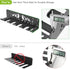 Kipika Wall Mounted Barbell Holder with 7-Hooks Storage Rack for 4 Barbell Bars and Fitness Accessories