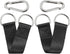 Pair of Outdoor Hanging Straps with Carabiner - Holds 150kg/330lbs, Straps Hanging Kit for Camping, Gym Bar Attachments