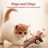 LIFLIX Flappy Bird Cat Toy for Indoor Cats, Simulated Chirping Flapping Wings Bird, Interactive Catnip Toys, Plush