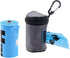 Kare & Kind Pet Waste Bag Dispenser with Carabiner - Double Layer Fabric - Zippered