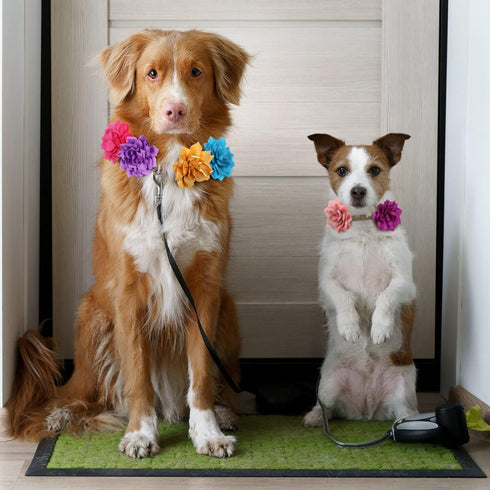 20 Pieces Dog Collar Flowers, Multi Color Pet Flower Bow Ties for Grooming Cat and Dog Accessories