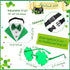 3PCS St. Patrick's Day Pet Costume - Dog Top Hat, Irish Tuxedo, and Accessories for Medium Large Dogs