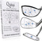 Qishiyi Golf Impact Tape Labels,Self-Teaching Sweet Spot and Consistency Analysis.for Irons Woods and