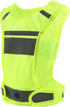 LED Reflective Safety Vest, USB Rechargeable Running Gear with Adjustable Storage Pocket