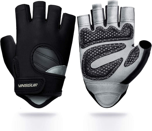 VINSGUIR Workout Gloves for Men and Women, Weight Lifting Gloves with Excellent