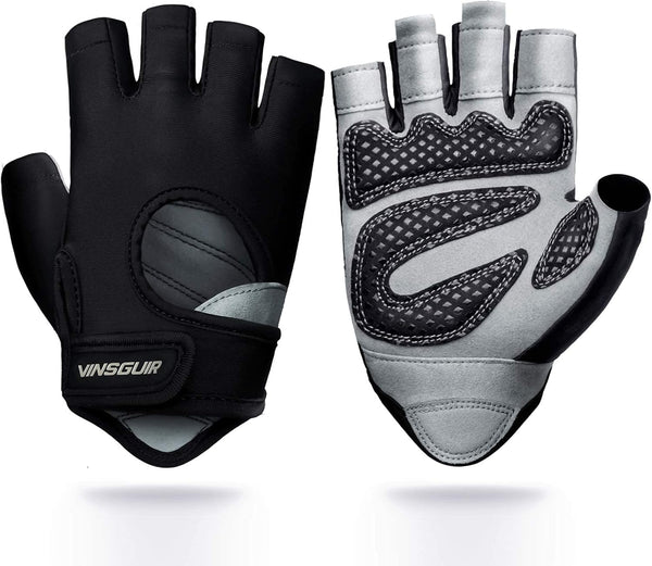 VINSGUIR Workout Gloves for Men and Women, Weight Lifting Gloves with Excellent