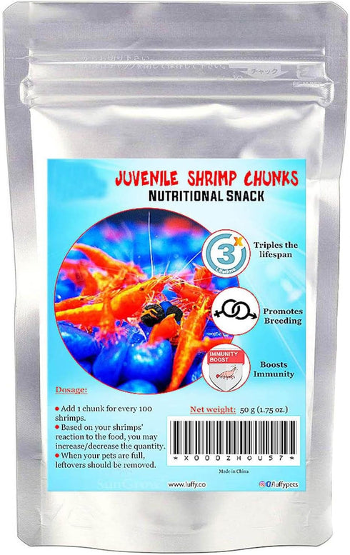 SunGrow Spirulina Protein Food Wafer for Shrimp, Hermit Crab, Pleco, Catfish, Treat for Chinchilla & Guinea Pig