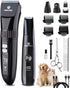 M&M STAR Dog Grooming Kit, Quiet Dog Clippers for Grooming Heavy Thick Coats, Cordless