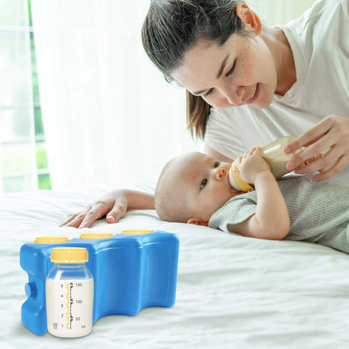 Pack Pack, Pack Ice for Coolers, Breastmilk Bottle Storage, Lunch Box, Insulated Contoured Freezer Long Lasting