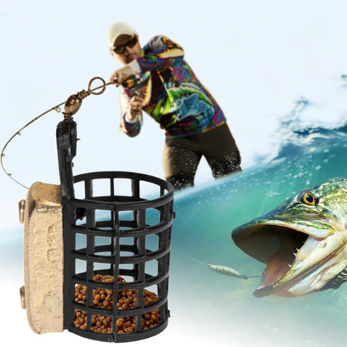 Generic Bait Holder - Weighted Tackle Feeder,Carp Bait Tackle Cage | for Hiking Traveling Camping Boating Reservoir