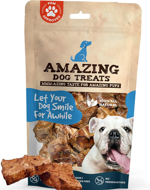 Amazing Dog Treats Lamb Lung Squares (8 oz.) - 100% Natural Lamb Lung for Dogs
