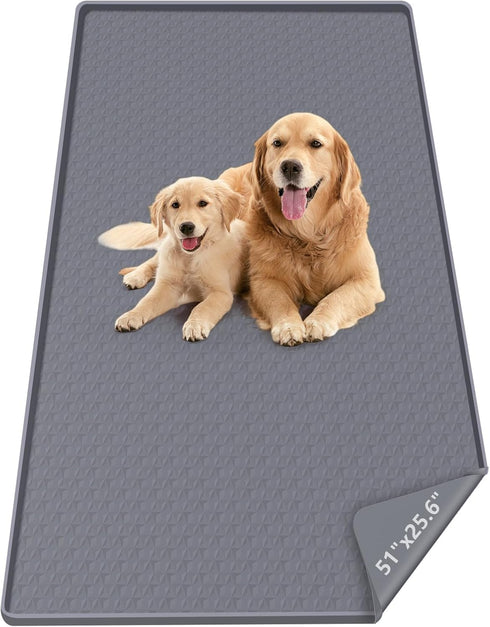 Pee Pads for Dogs, 51" x 25.6" Extra Large Reusable Dog Silicone