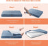 EHEYCIGA Orthopedic XL Dog Beds for Extra Large Dogs, Spa Blue, 44x32 with Removable Washable Cover