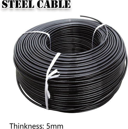 J Bryant Fitness Pulley Cable Gym Cable Replacement, Heavy Duty Steel Wire Rope in Various Lengths