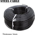 J Bryant Fitness Pulley Cable Gym Cable Replacement, Heavy Duty Steel Wire Rope in Various Lengths